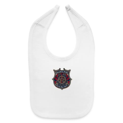Barcelona Scarlet Pride T Shirt, Soccer City Gift - Baby Bib