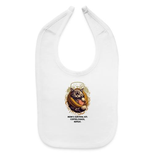 Powered by Sarcasm Cat Tee - Baby Bib