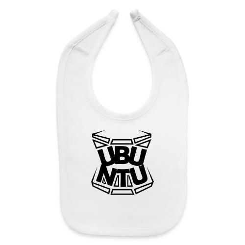 UBUNTU-LOGO-BLK-7 - Baby Bib