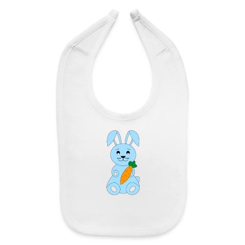 Cute Blue Bunny — Newborn Baby and Nursery Gift - Baby Bib