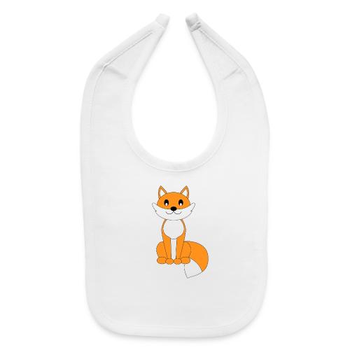 Clever Orange Fox - Infant Apparel and Cocoa Mug - Baby Bib