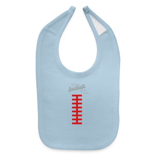 Football Laces for Baby 2 - Baby Bib