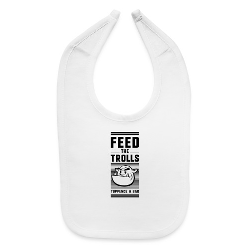 Feed the Trolls Baby One-Piece Snapsuit - Baby Bib
