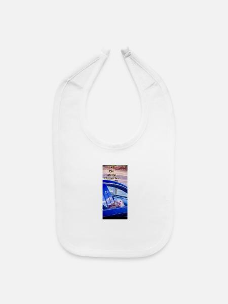 Stella Chronicles: Roadside Pup - Baby Bib - white - Front