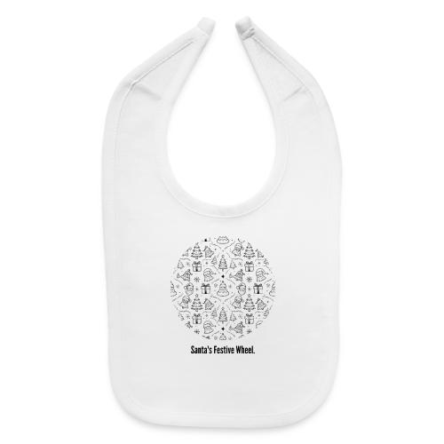Santa's Festive Wheel T-Shirt - Baby Bib