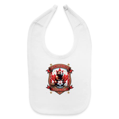 Canada Beaver Crest T-Shirt, Pride Badge Gift - Baby Bib