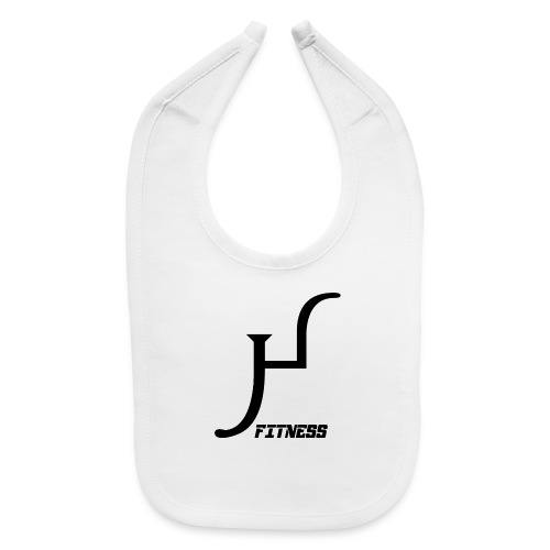 HIIT Life Fitness logo white - Baby Bib