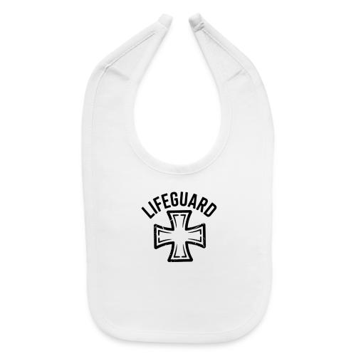 Lifeguard Cross Emblem - Baby Bib