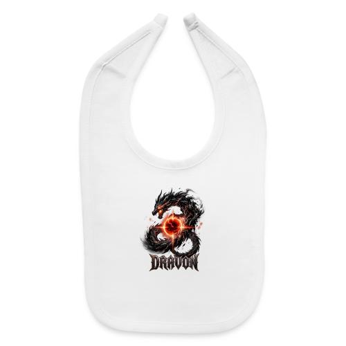Dravon Fire Dragon Dark Fantasy Graphic T-Shirt - Baby Bib