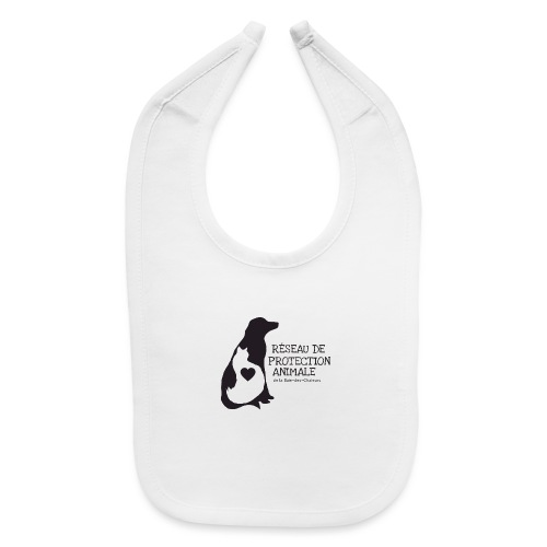 Réseau Protection Animale BDC (Blanc) - Bavette pour bébé