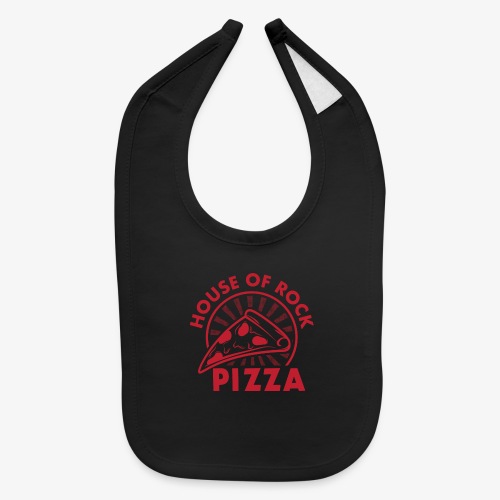 HOR Pizza Red - Baby Bib