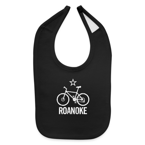 Roanoke VA MTB Mountain Trail Bike Cycling Logo - Baby Bib