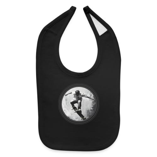 Skateboarding Vibes Only - Baby Bib