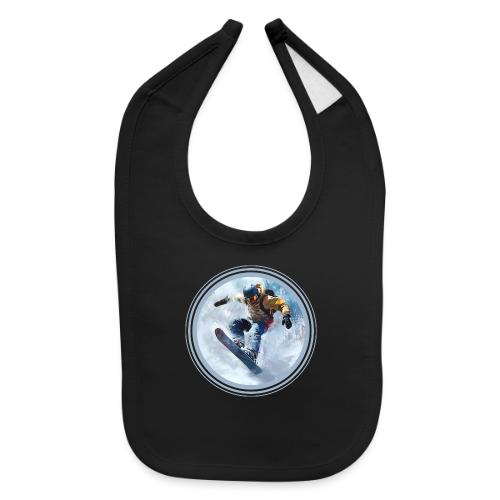 Snowboarding Life - Baby Bib