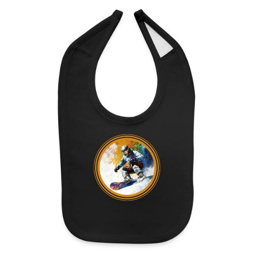 Snowboarding Dreams - Baby Bib