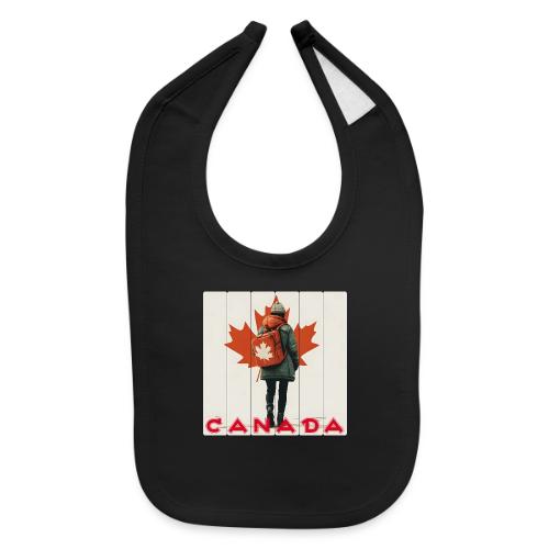 Canada: Proud Canadian Woman - Baby Bib