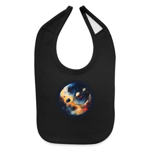 Chaotic Color Planets - Baby Bib