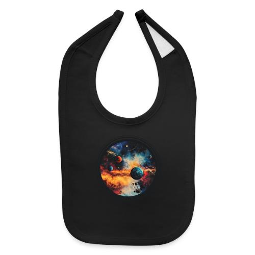 Cosmic Brush Planets - Baby Bib