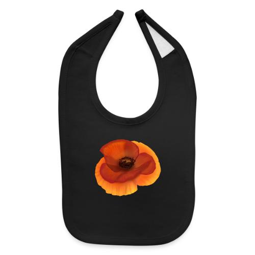 Vivid poppy - Baby Bib