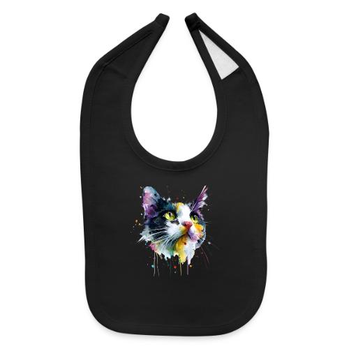 Cat: Painted Purr Expression - Baby Bib