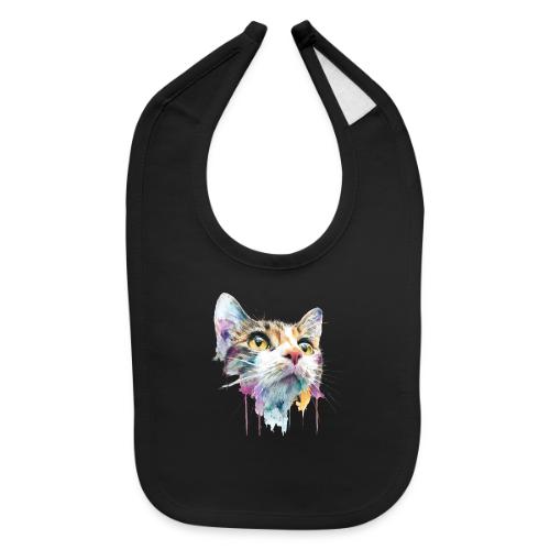 Chromatic Cat Splash - Baby Bib