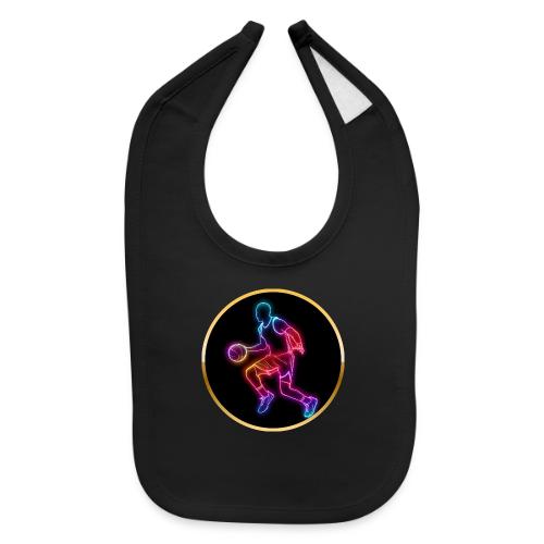 Basketball: Neon Dribble Pulse - Baby Bib