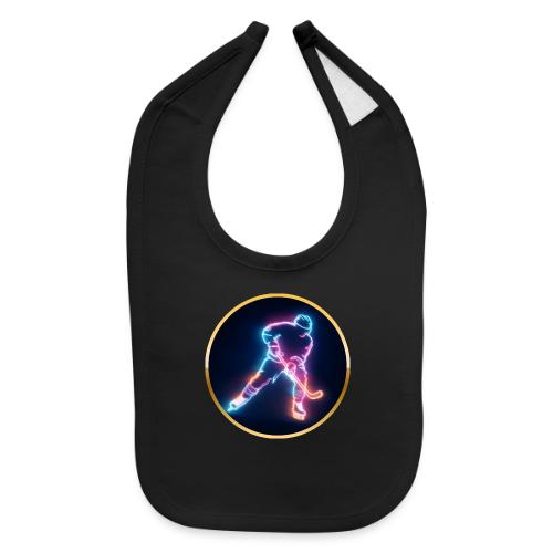 Golden Neon Hockey - Baby Bib