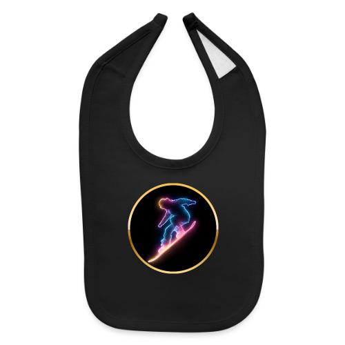 Snowboarding: Neon Snow Drift - Baby Bib