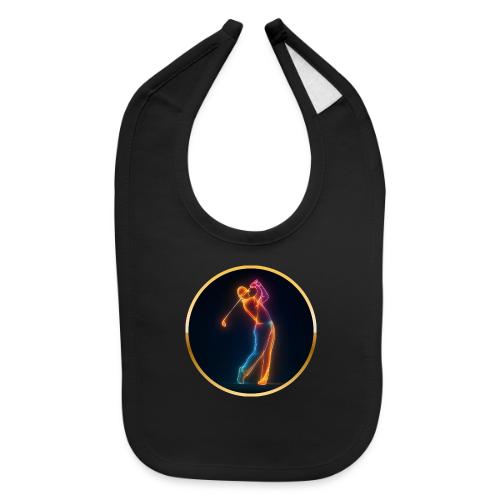 Neon Golf Motion - Baby Bib