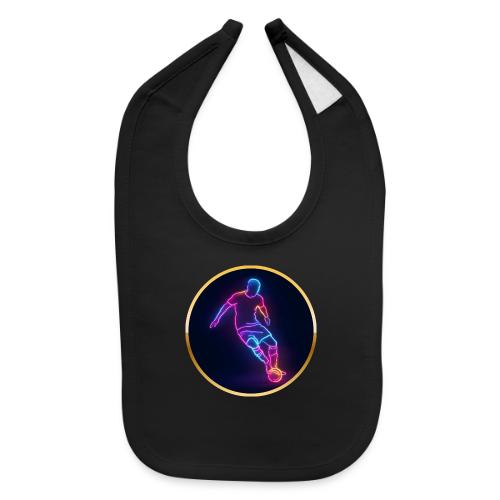 Soccer: Neon Golden Goal - Baby Bib