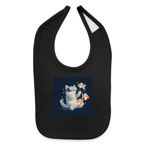 Cat: VR Fish Chase - Baby Bib