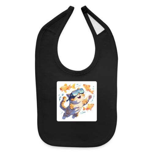 Cat: Neon Paws Adventure - Baby Bib