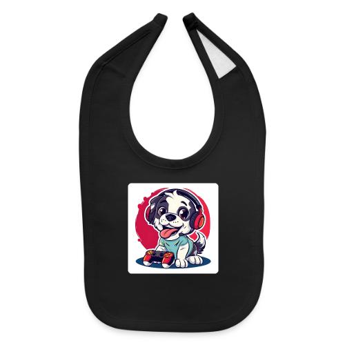 Puppy: Playful Paws Gaming Buddy - Baby Bib