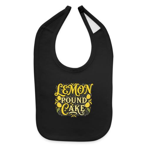 Lemon Pound Cake Vintage Flourish - Baby Bib