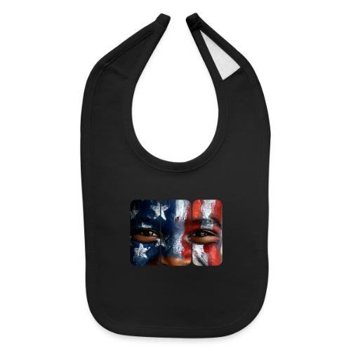 USA: Three Panels of Pride - Baby Bib