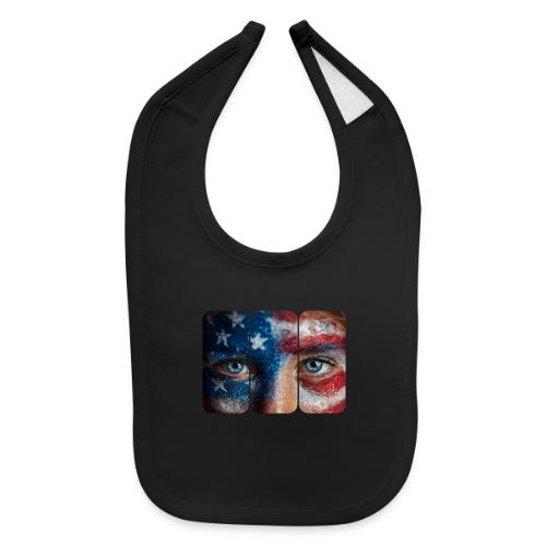 USA: Stars in Her Eyes - Baby Bib