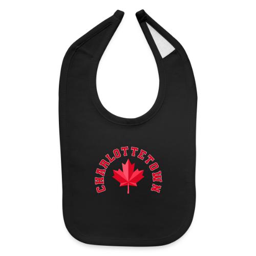 Charlottetown with maple leaf - Baby Bib