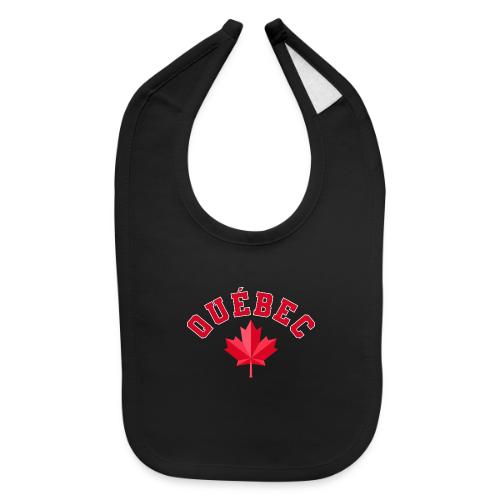 Quebec with maple leaf - Baby Bib