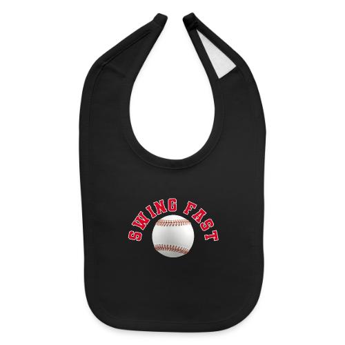 Baseball: Swing Fast Energy - Baby Bib