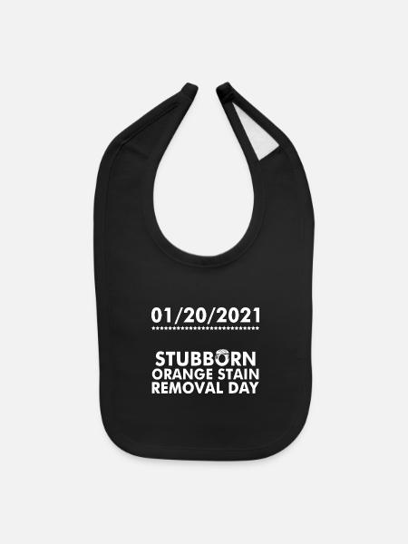END OF AN A ERROR 2 - Baby Bib - black - Front