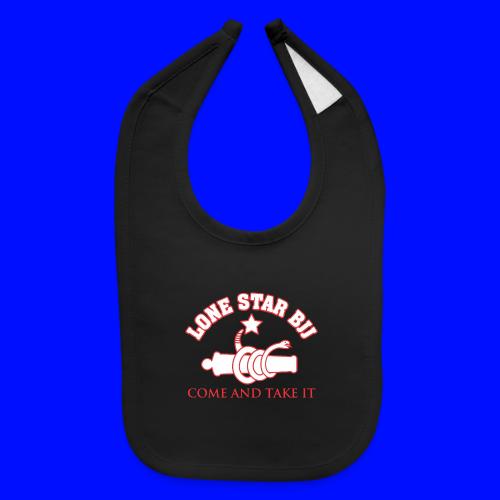 LONE STAR BRAZILIAN JIU-JITSU - Red and white - Baby Bib