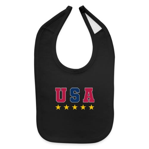 USA Varsity Stars - Baby Bib