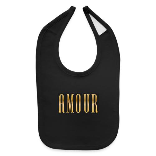 Golden Love - Baby Bib