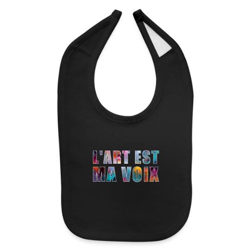 Art is my voice - Baby Bib