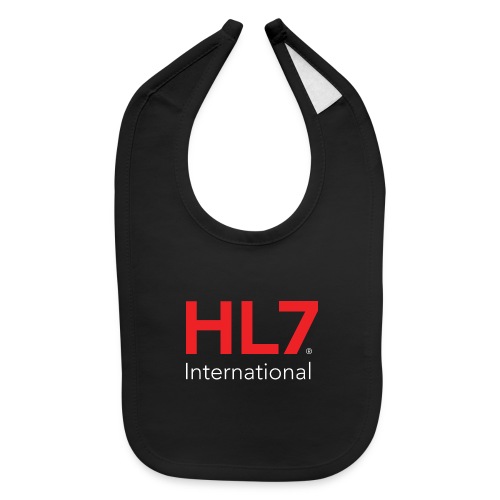 HL7 International Logo - Reverse - Baby Bib