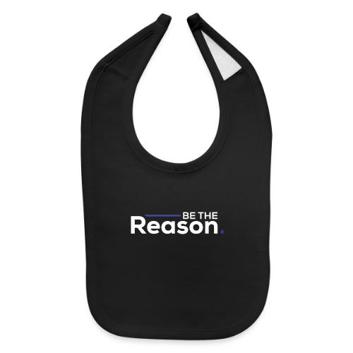 Be the Reason Logo (White) - Baby Bib