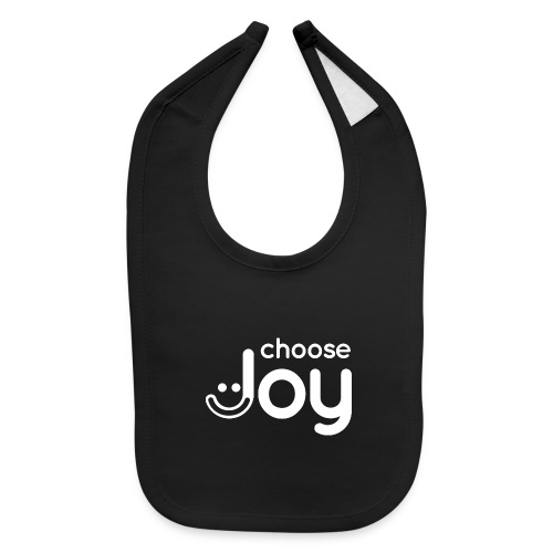 Choose Joy in White (compact) - Baby Bib