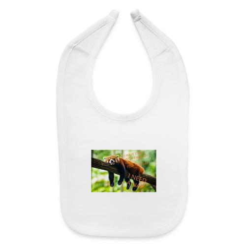Fox napping meme - Baby Bib