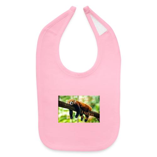 Fox napping meme - Baby Bib