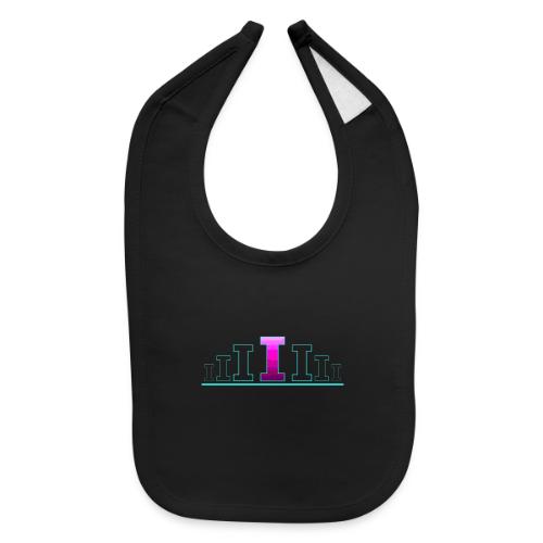 Letter I – Capital Varsity Alphabet Monogram - Baby Bib
